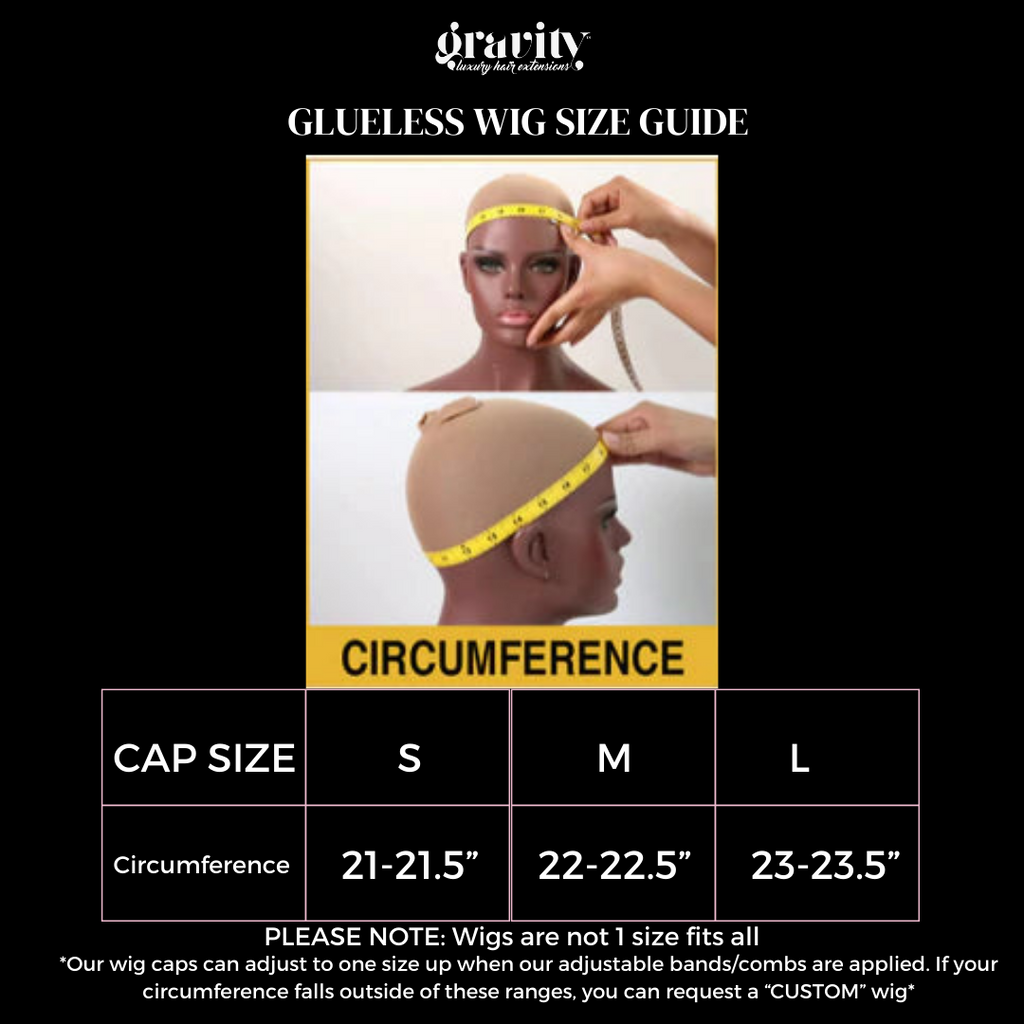 Glueless Wig Cap Size Guide